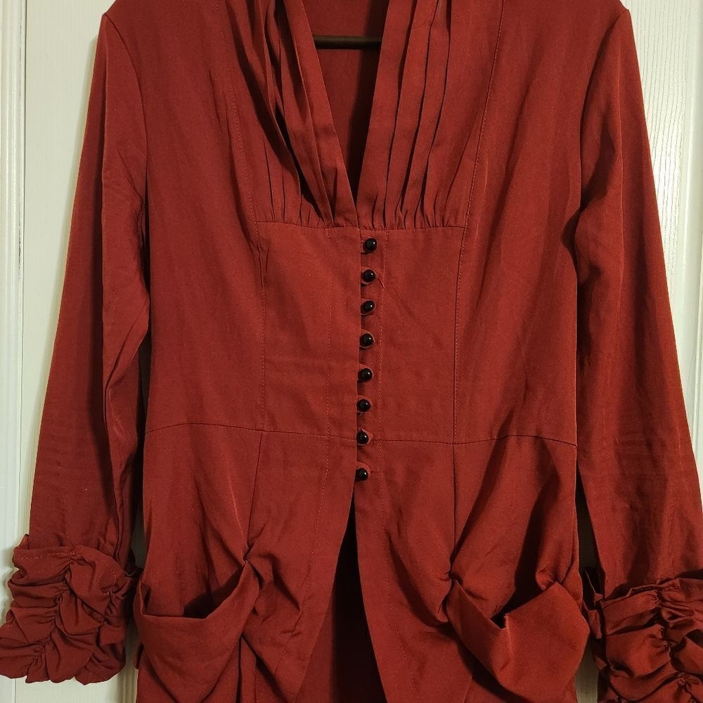 Perfect Red Valentine Day Blouse XL